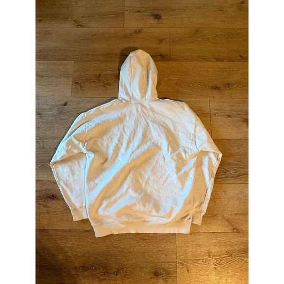 Under Armour Mens White Pullover Hooded Project Rock Sweatshirt Size Large - Picture 2 of 3